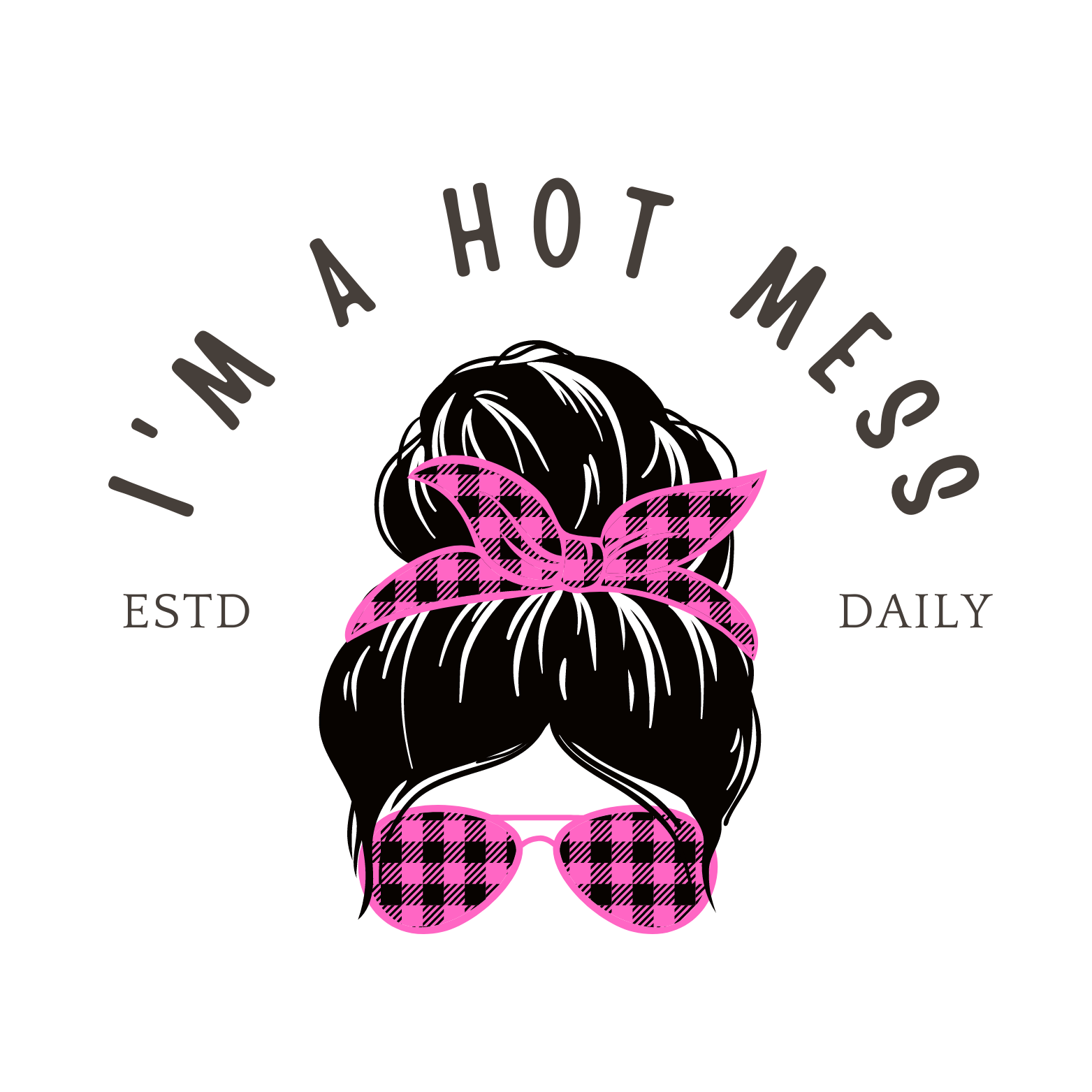 I'm A Hot Mess Logo