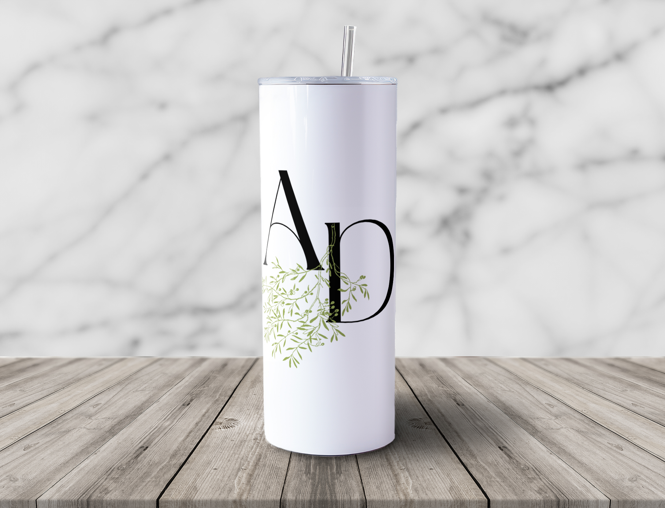 Custom Logo 20oz Skinny Steel Tumbler with Straw - Image 6