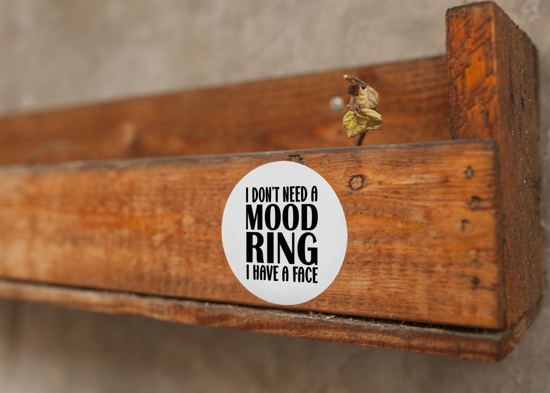 I Don't Need A Mood Ring Sticker (07)