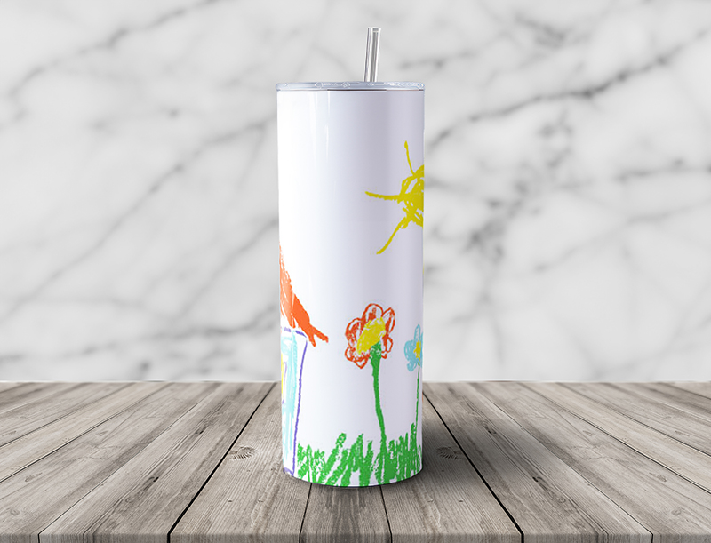 Custom Kids Art 20oz Tumbler - Video Thumb