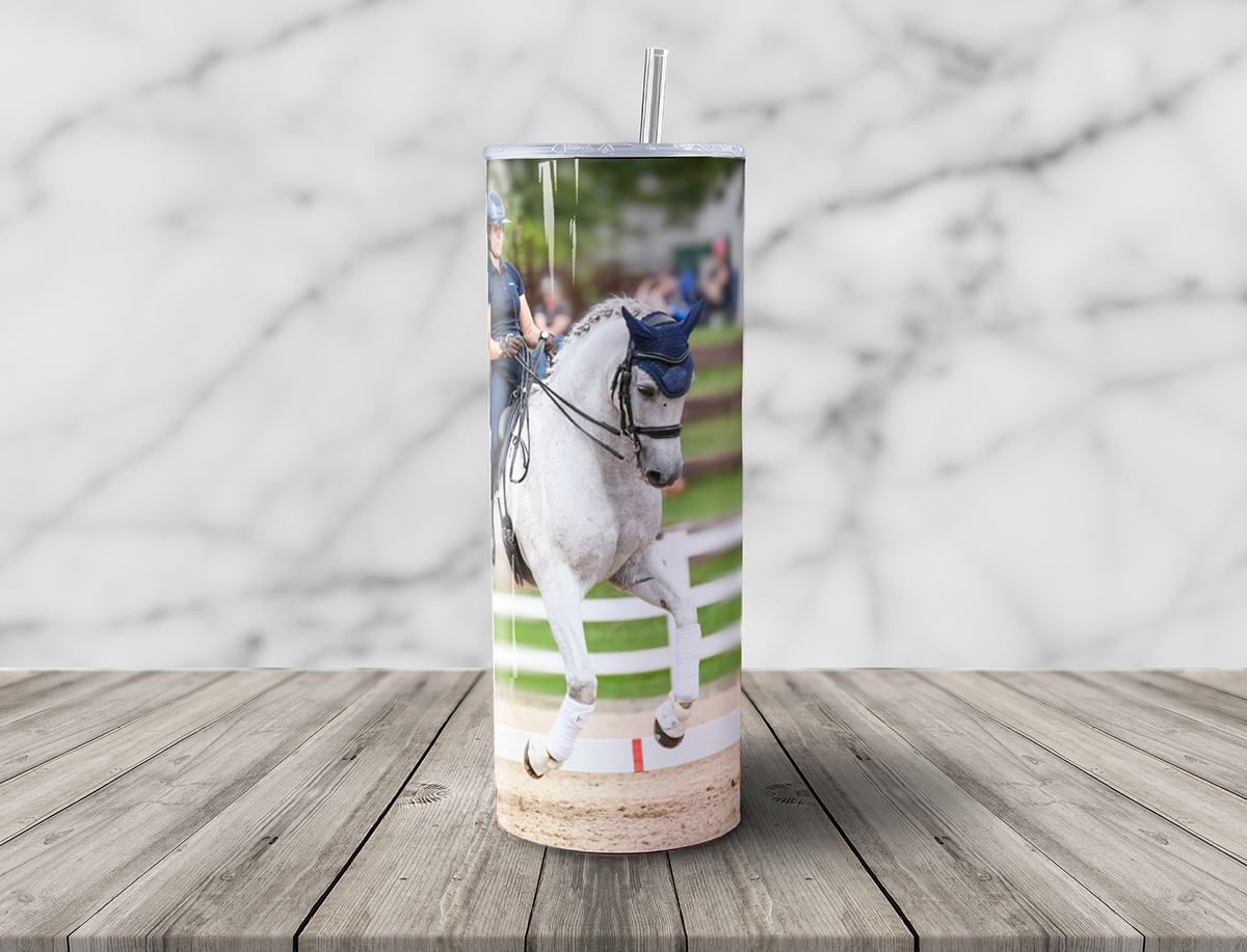 Custom Horse Photo 20oz Tumbler Custom Horse Photo 20oz Tumbler